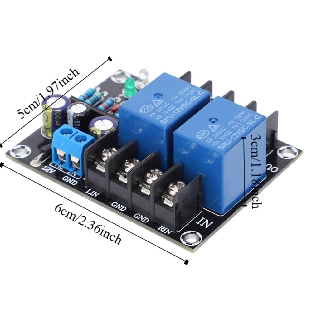 AC 12 -15V Speaker Protection Board Adjustable Dual Channel Module Speaker Circuit