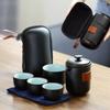 Portable Kung Fu Tea Set Ceramic Quick Tea Cup One Pot Four Cups