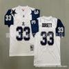 Dallas Cowboys Retro NFL Football Jersey Mens Cotton Embroidered Team Sport Shirt Fan Wear