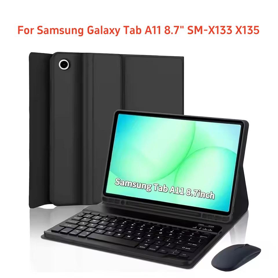 Чехол-клавиатура-подставка Samsung Galaxy Tab A11 8,7 дюйма с Bluetooth и слотом для стилуса X130/X135