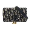 [Б/у] Классическая сумка-седло Saddle Classic Oblique Print Belt Embroidered Saddle Bag Shoulder Crossbody Bag - в очень хорошем состоянии #11JJC8A