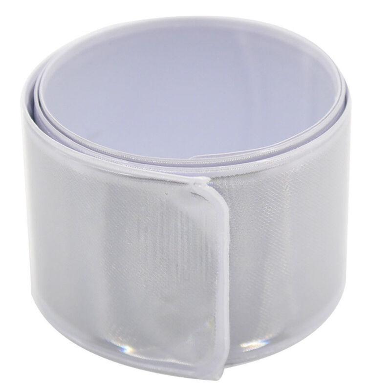 5pcs Reflective Night Safety Slap Wrap Band Ankle Leg Wrist Arm Cycling Jogging