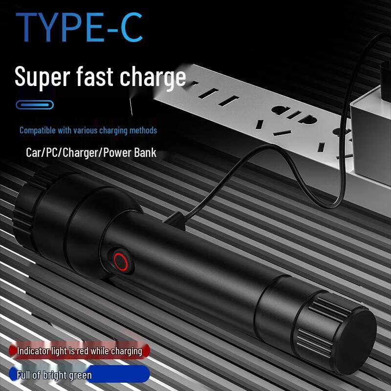 SHENYU Rechargeable Strong Beam Flashlight