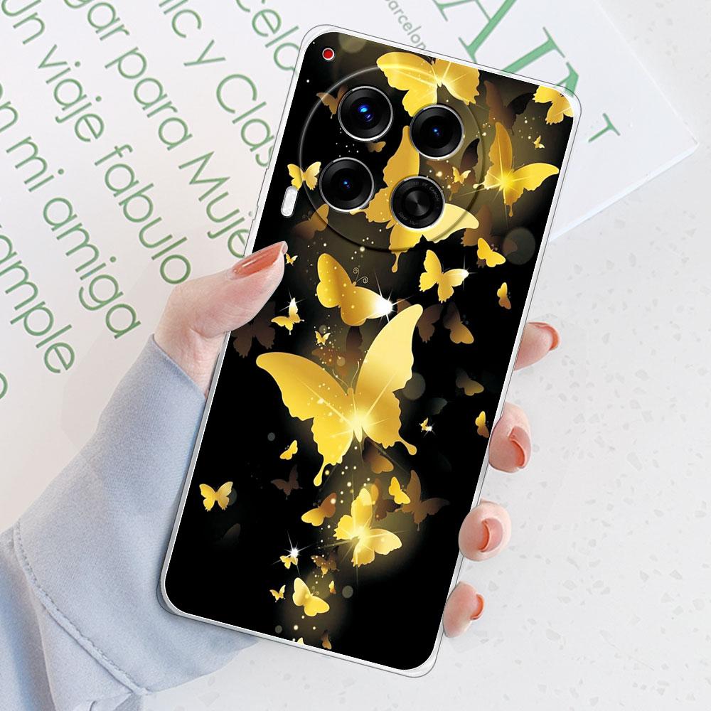 Чехол-задняя крышка для Tecno Camon 30 Pro для Tecno Camon 30 Premier Прозрачный мягкий силиконовый чехол для телефона для Tecno Camon 30 4G 5G Coque