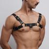 Кожаные мужские ремни-портупеи с пряжкой Фетиш Гей Секс Бондаж Ремни Панк Готика Нагрудная Портупея Ремни Сексуальное Мужское Белье