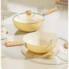 Керамическая кастрюля для молока, антипригарная кастрюля, дополнительная пищевая кастрюля, маленькая кастрюля для жарки «кошачья лапка», бытовая кастрюля для жарки, жареные яйца, лапша быстрого приготовления