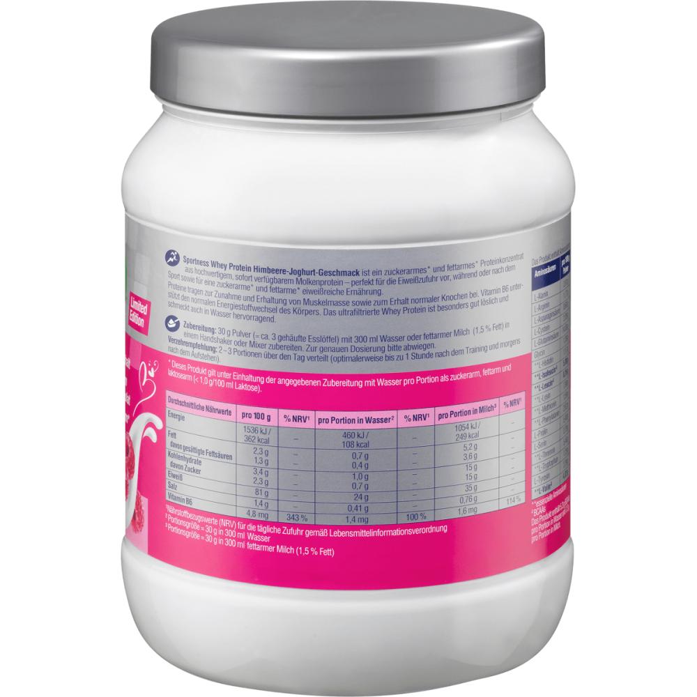 Sportsness Whey Protein Powder Raspberry Yogurt Flavor 450g