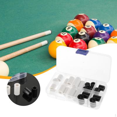 22x Бильярдные наконечники для кия Легкая установка DIY Изготовление Запасные части Прочные Ремонт