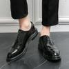 Fashion All-match Male Shoes Men's Casual Leather Oxfords Shoes Pointed Toe Men Luxury Brand Coiffeur Shoes Classic Men Footwear Wedding