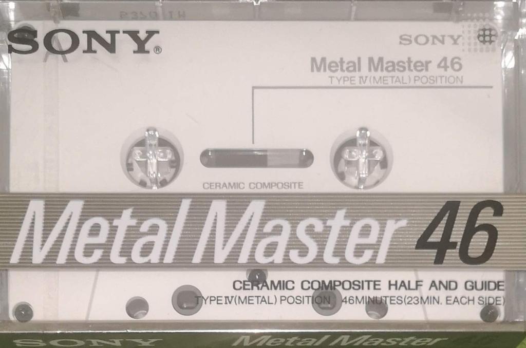 Sony Metal Tape Metal Master 46 Minutes Transient Technology 46 METAL-MST