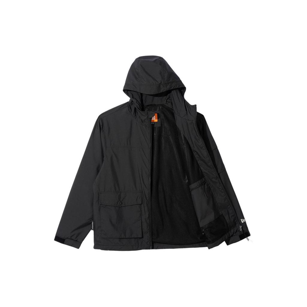 New Era SS24 Худи с вышивкой букв с длинным рукавом Мужские куртки Черный 14179037