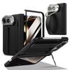 For Apple iPhone Duo Case With Stylus Pen Holder Stylus Screen Protector Camera Stand Wristband Hinge Protection Phone Cover