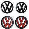YKPSC1 Car Logo Front Grille Rear Trunk Decoration Sticker Accessories For Volkswagen GTI Golf Polo 6 7 Passat VW CC Tiguan T-ROC Jetta