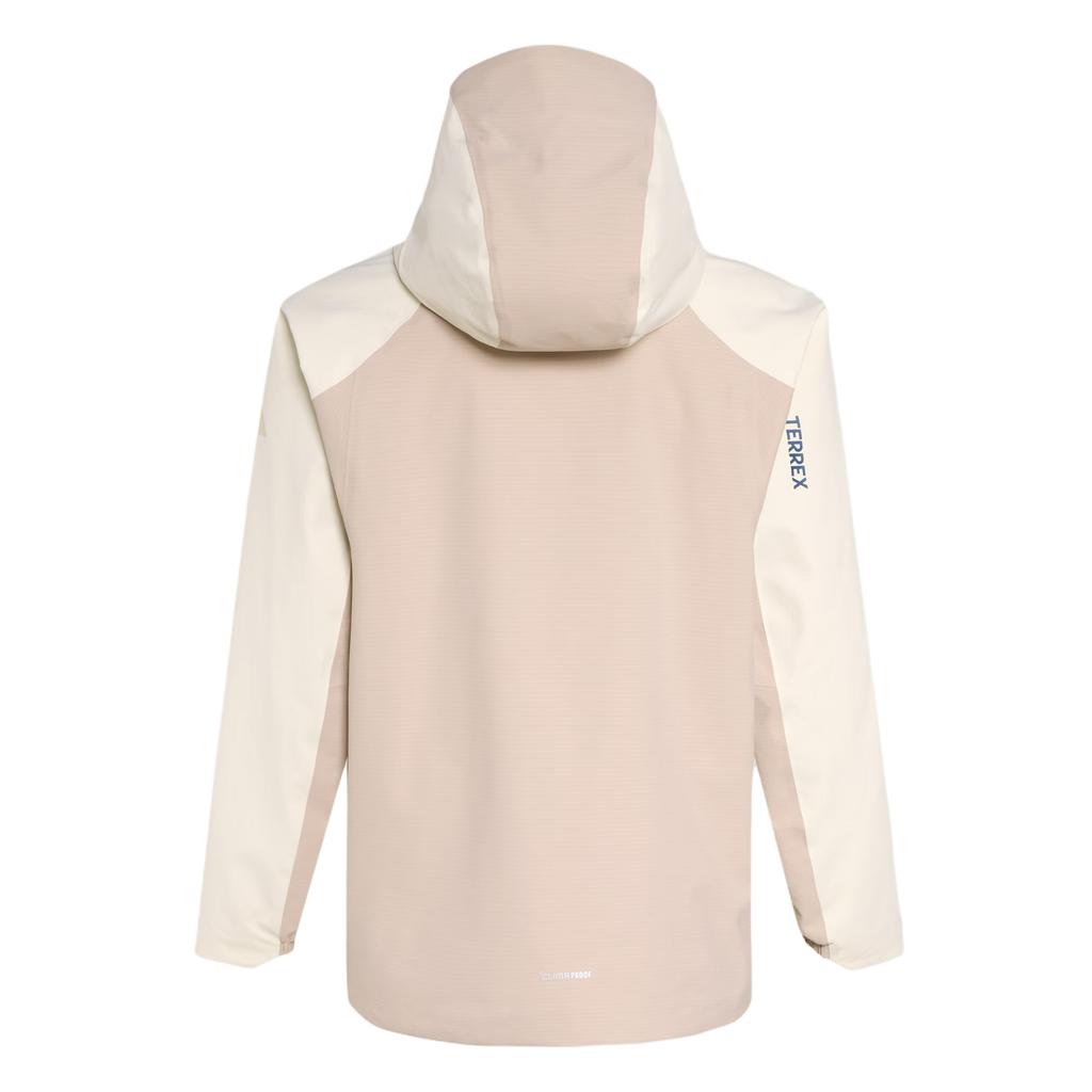 Adidas Terrex Xploric Двухслойная куртка для активного отдыха, дышащая, тканая, спортивная, с капюшоном, FW25, для походов, водонепроницаемая, ветрозащитная, прочная, оболочка, мужская куртка, KR8390