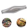 Elasticity Steel BBQ Handle 11CM Length Stove Handle Barrel Spring Handle  Grill Stove
