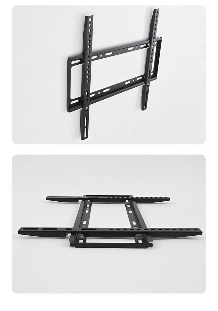 In Stock: Adjustable TV Wall Mount with 26-63 inch Hole Spacing, Fixed Stand for Live Broadcasts.