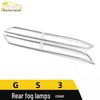 GS3 Rear Fog Light Electroplated Decorative Frame for Tail Trunk – Car Accessory