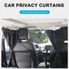 2 шт. Автомобильная перегородка-шторка Такси Солнцезащитные шторки Разделитель для конфиденциальности Переднее/заднее сиденье Съемный Автомобильный солнцезащитный экран для водителей