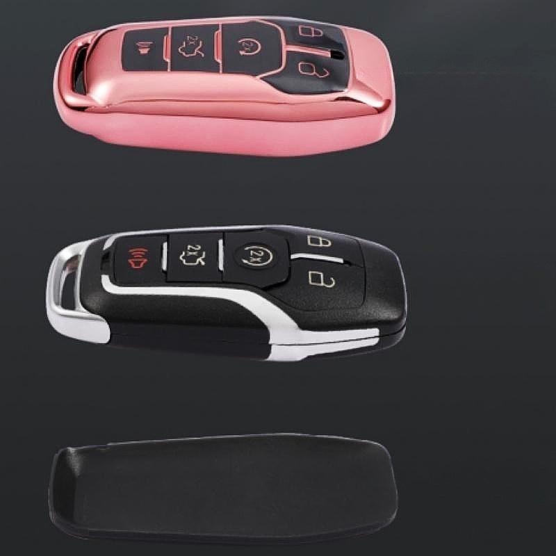 Новый дизайн ТПУ чехол для ключей от машины для Ford Fusion Mondeo Mustang F-150 Explorer Edge 2015 2016 2017 2018 защитный брелок аксессуары