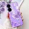 For Tecno Camon 19Pro 5G CI7n Back Cover For Tecno Camon 19 Pro 5G Case Silicone Cute Cat Luxury Flowers Shockproof Bumper Funda