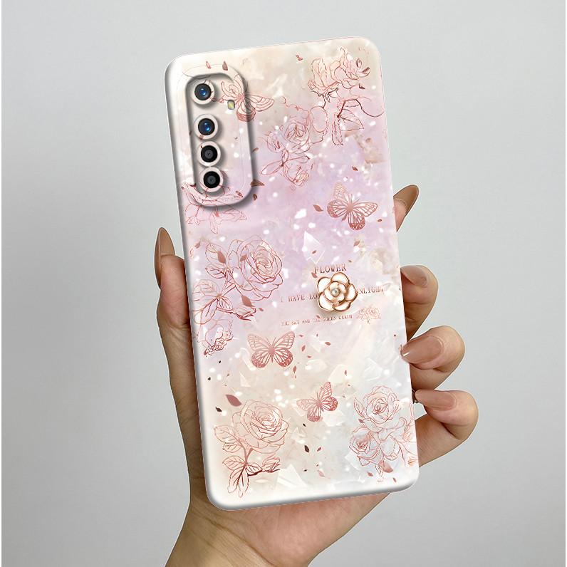 Для Realme X2 XT Чехол RMX1921 RMX1991 RMX1993 Красивые Цветы Силиконовый Мягкий ТПУ Ударопрочный Чехол для Телефона Для OPPO K5 Coque Fundas