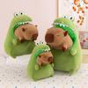 Crocodile Capybara Plush Doll Creative New Kapibara Cute Doll Children's Gift Large Throw Pillow