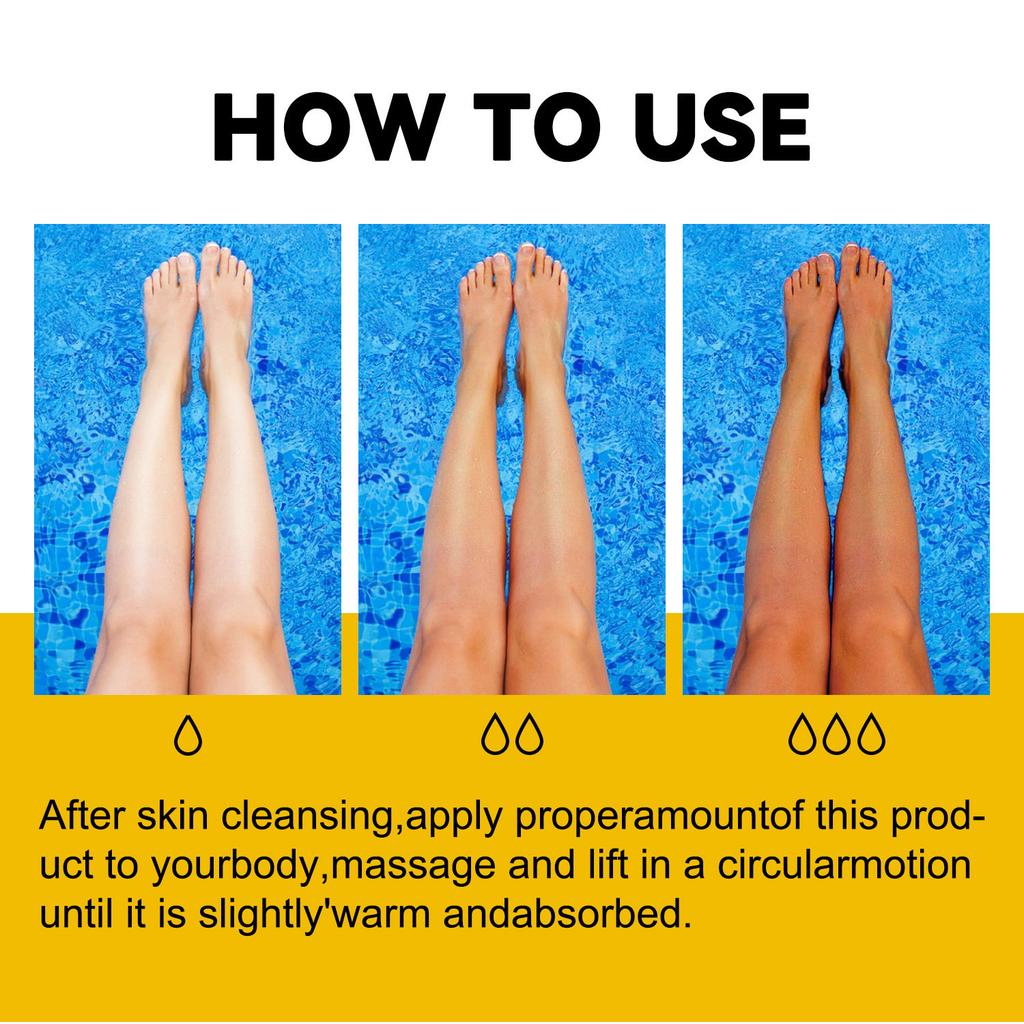 50ml Duckbill Bottle Sunless Tanning Cream Mooth Delicate Radiant and Translucent Rapid Absorption of Skin Retinol Anti Aging Serum