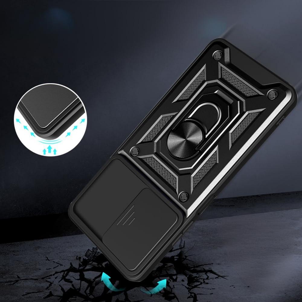 Armored case for Oppo A60, CamShield Slide, black