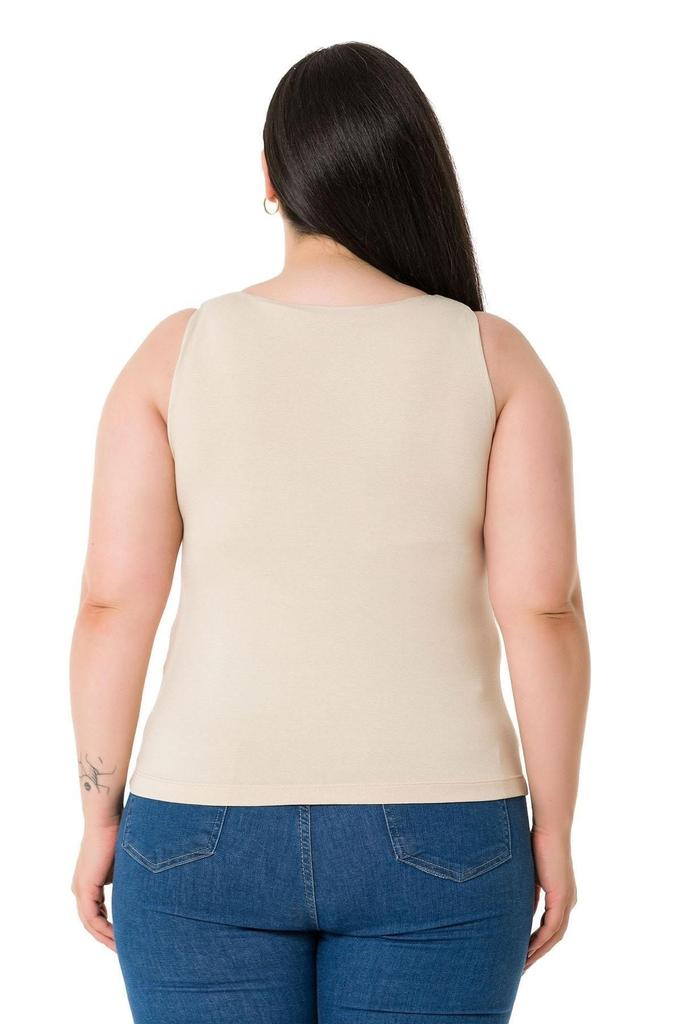 Women's Style Big Size Body Plus Size Strappy Half Lined Viscose Mink Body