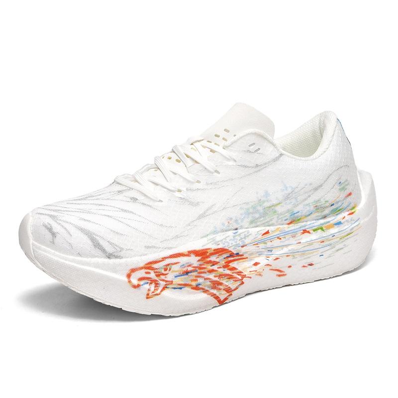 Unisex Carbon Plate Running Shoes Lightweight Cushioned Sport Sneakers for Training Walking Travel Outdoor and Daily Wear Sizes 35-44