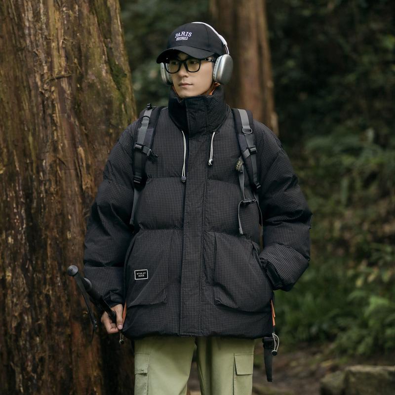 Зимняя мужская толстая стеганая куртка пальто модная повседневная женская