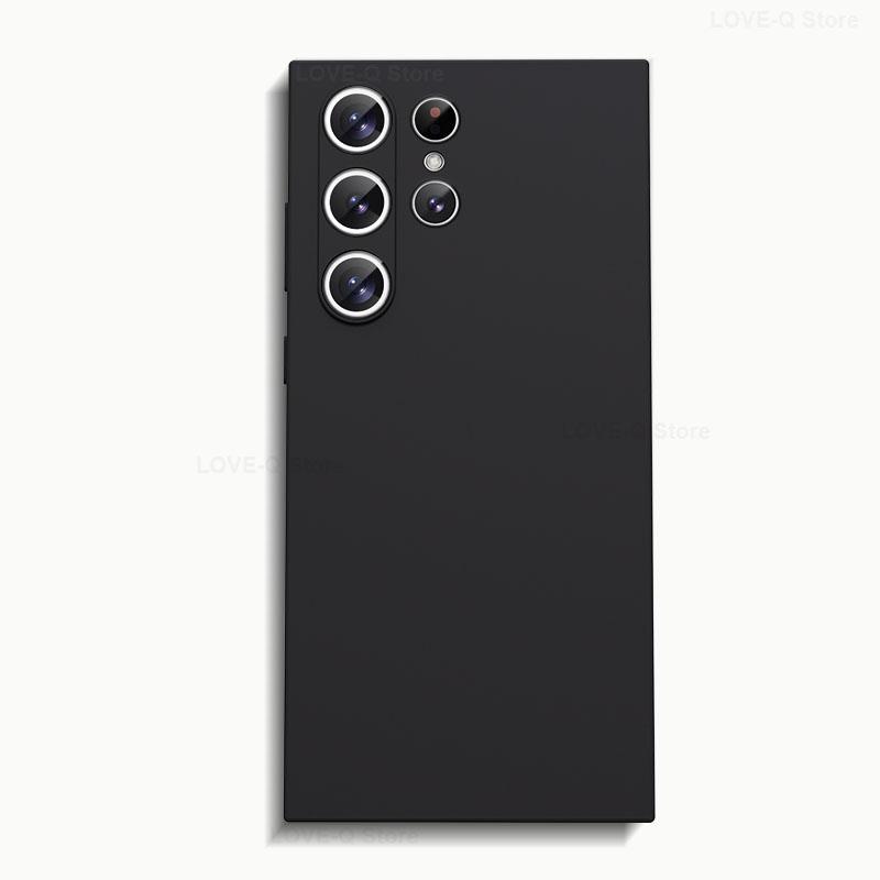 Для S24 Ultra Plus чехлы роскошные жидкие силиконовые чехлы для телефонов Samsung S24 Galaxy S24 S23 Ultra S24Ultra Plus задняя противоударная крышка