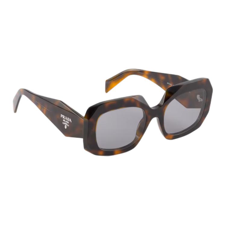 Prada Geometric Design Irregular Shape Sunglasses Women sunglasses Tortoiseshell SPRB23_E20D_FE50Q_C_054