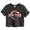 Womens/Ladies Pink Floyd On The Run Cropped T-Shirt