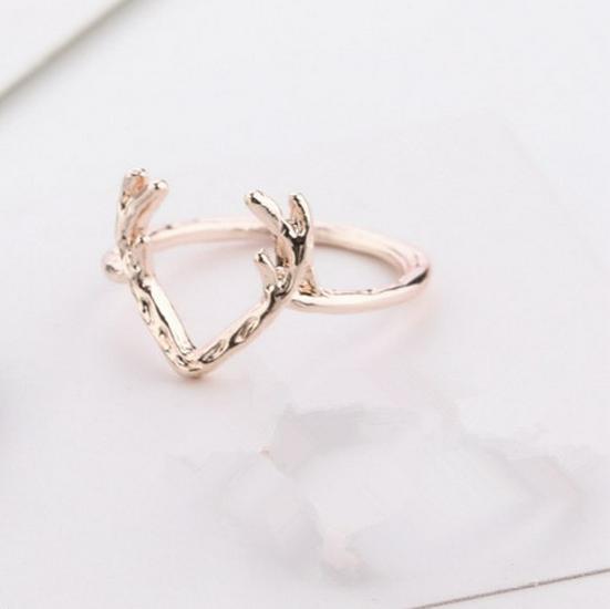 Европейское и американское рождественское кольцо с рогами - Ювелирные аксессуары с дизайном животных