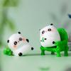 Миниатюрные фигурки Милая панда Украшения для ландшафта Украшения для дома своими руками Милые животные Настольные украшения Маленькие аксессуары