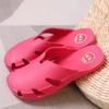 Rubber Slippers Sandals Beach Shoes Hole Men and Women Couple Slippers Baotou