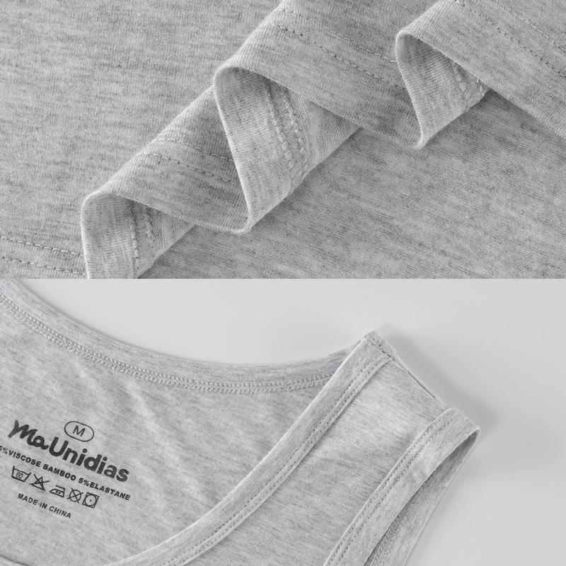 1Pcs Men's Tank Top Solid Color Compression Undershirt For Men Sleeveless Shirts High-Quality Bamboo Fiber Gym Jerseys Mens Vest