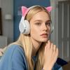 2 Pack Silicone Cat Ears Headphone Decorations Adjustable Headphone Accessories  Girls