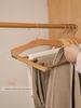 Real Wood Multi-Functional Multi-Layer Clothes Hanger No Trace Anti-Slip Tie Scarf Towel Storage Rack Clothes Hanger