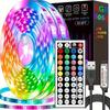 5050 RGB Smart LED Light Kit with 44-Key Wi-Fi Remote, 5V USB-Powered