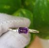 Purple Amethyst Natural Gemstone 925 Sterling Silver Ring 7.5 US A123 Gift Ring