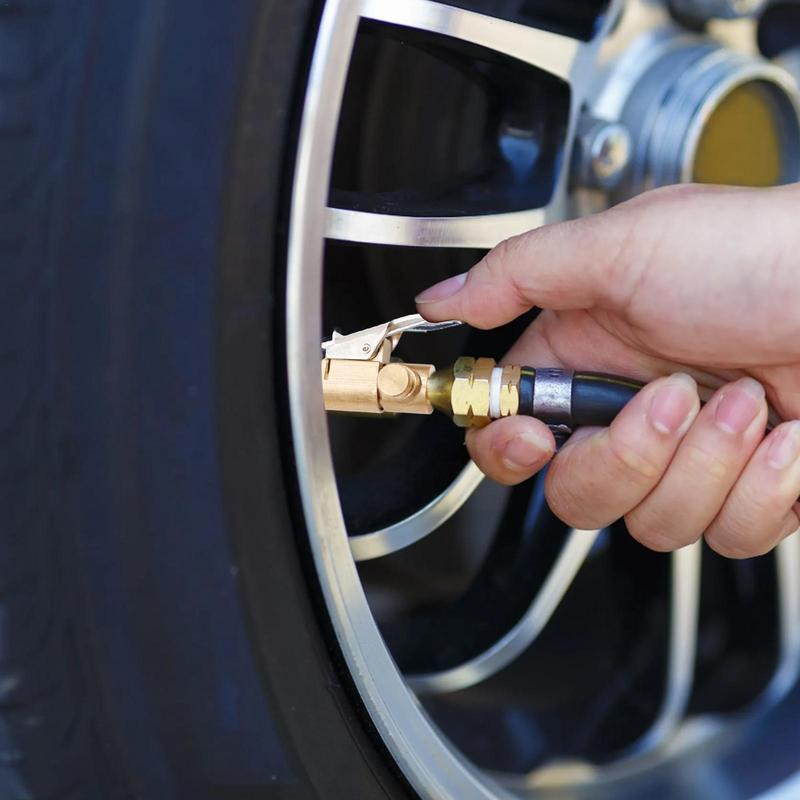 Головки адаптера для автомобильного воздушного насоса Аксессуары для компрессора для шин с предохранительным клапаном Адаптер для быстрого накачивания автомобильных шин