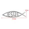 Car Styling Jesus Fish Symbol Logo Car Emblem Badge Sticker Decal Universal 3D Christian Car & Truck Decorative Sticker