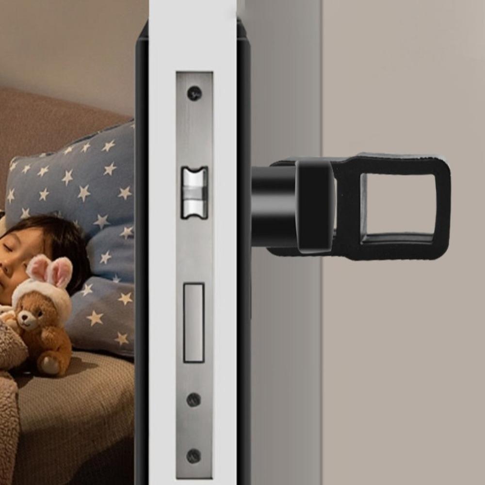 2PCS Anti-damage Anti-collision Pad Silicone Protection Mat New Door Handle Crash Pad Door