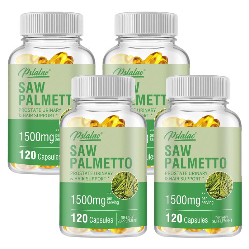 Pslalae - 1500 mg Saw Palmetto Capsules - Urinary and Hair Health
