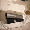 New High-End Jewelry Box with Buckle: Large Capacity Drawer for Necklace & Earrings