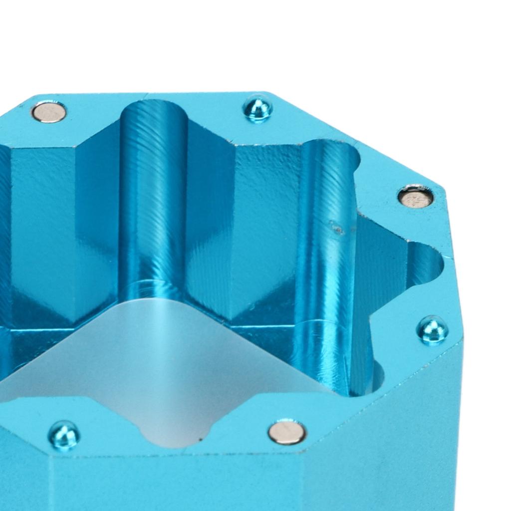 Cue Chalk Box Holder Aluminium Alloy Octagonal   Billiard Chalk Case for Billiards Accessory