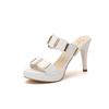 Summer Slingback Slides Party Woman Gladiator Casual Platform Open Toe Thin Heels Leisure Women Sandals High Heels Sandals