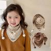Children's Scarf Autumn Winter Windproof Warm Baby Scarf Silk Boys Girls Triangle Shawl Girls Kids Accessories